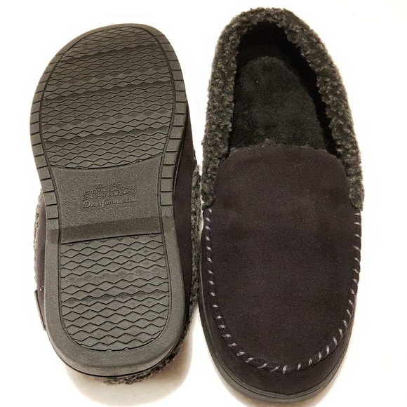 Dearfoams Mens Memory Foam Indoor/Outdoor Slippers - Picture 4 of 7